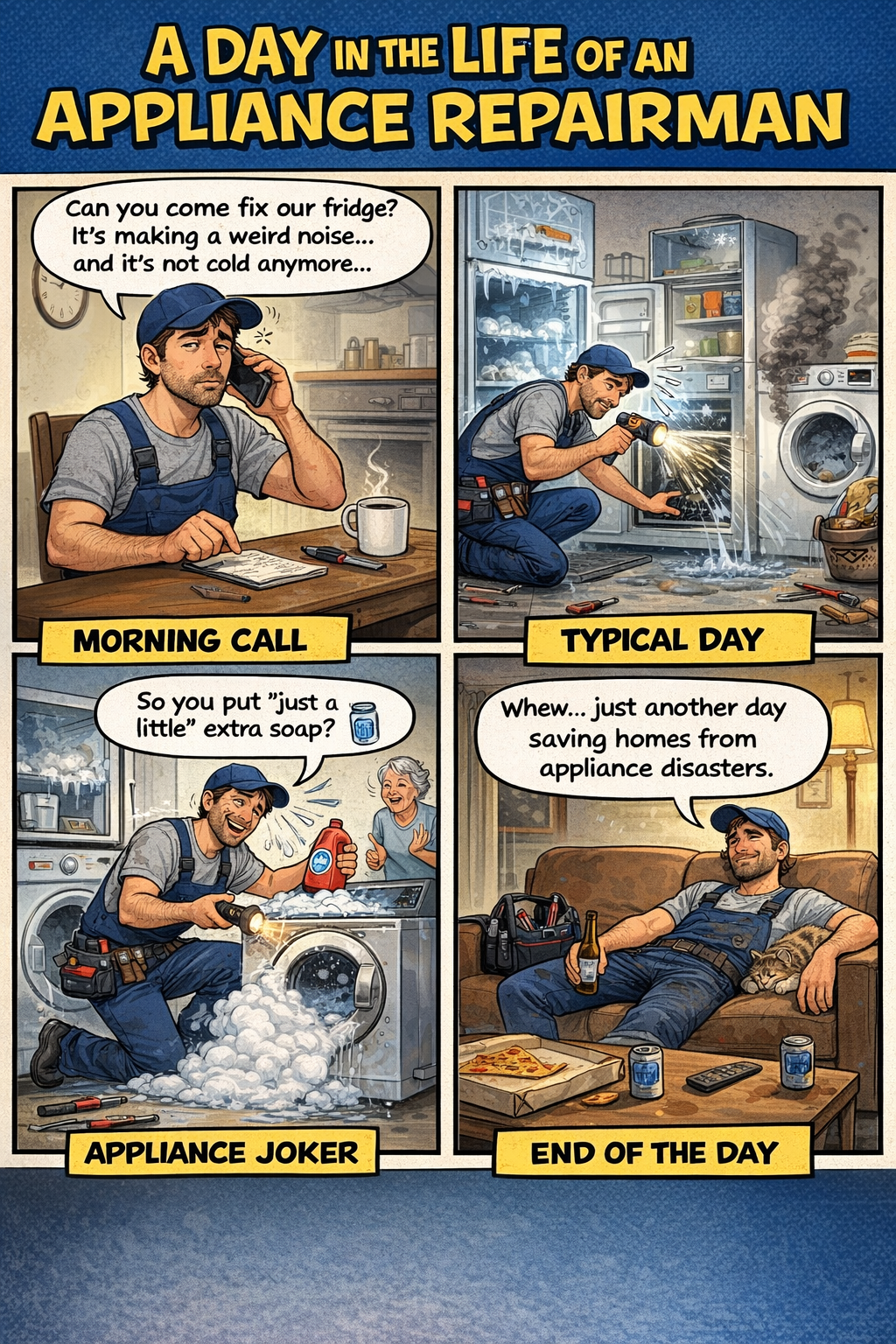 A day in the life of Appliance Repair in Marin and San Francisco