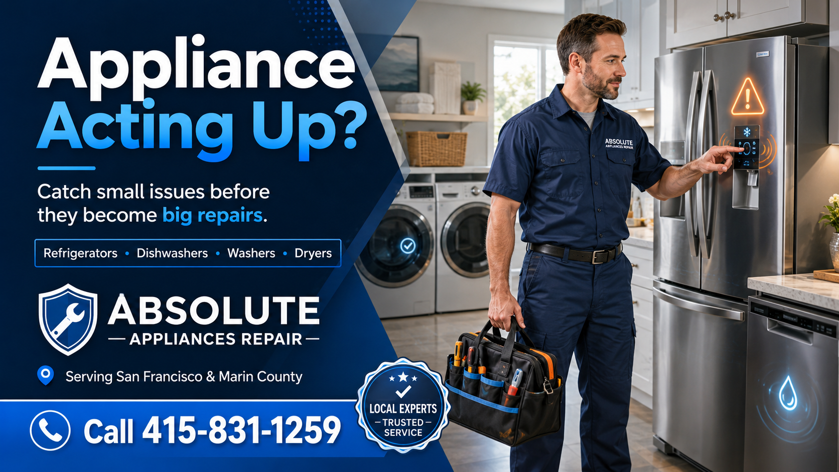 appliance repair San Francisco and Marin County