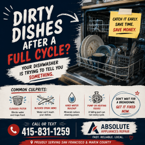 Dishwasher repair San Francisco